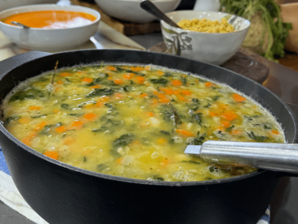 Rustic Greek White Bean and Vegetable Soup